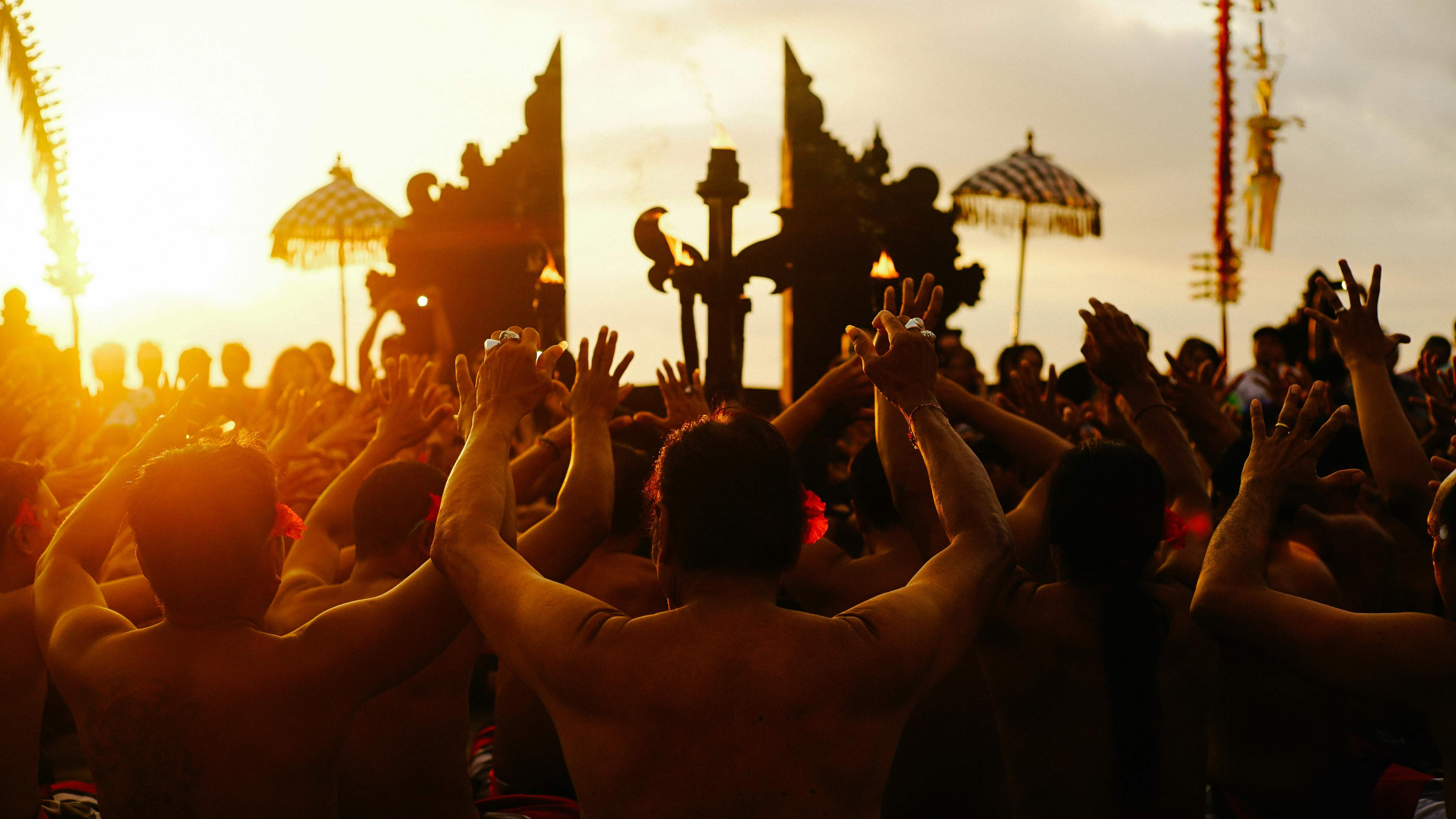 Kecak Movements - Traditional Balinese Dance